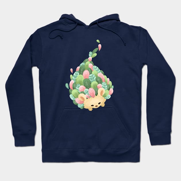 Hedgehog with Leaves Prickle Hoodie by Khotekmei